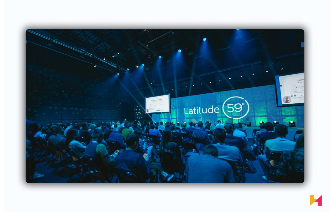 A photo taken during the Latitude59 event.